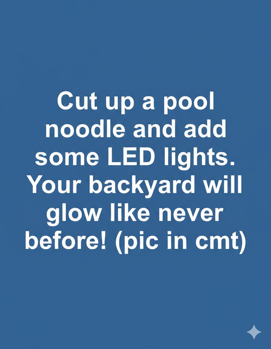 Turn a Pool Noodle into Stunning Outdoor Decor with This Trick