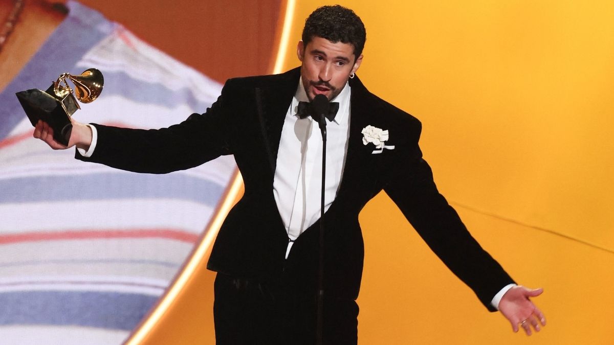 Bad Bunny Goes Viral with Memeworthy Grammys Reaction