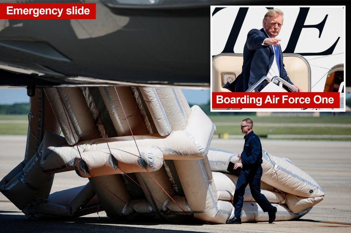 Trump's Jet Drama: Emergency Slide Mishap Delays RNC Departure