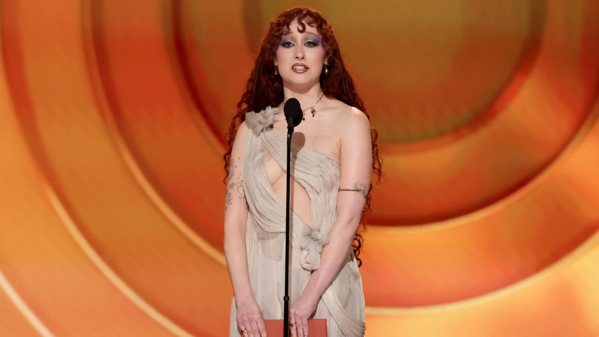 Chappell Roan Rocks Bold Cutout in Vintage Rodarte Dress at Grammys