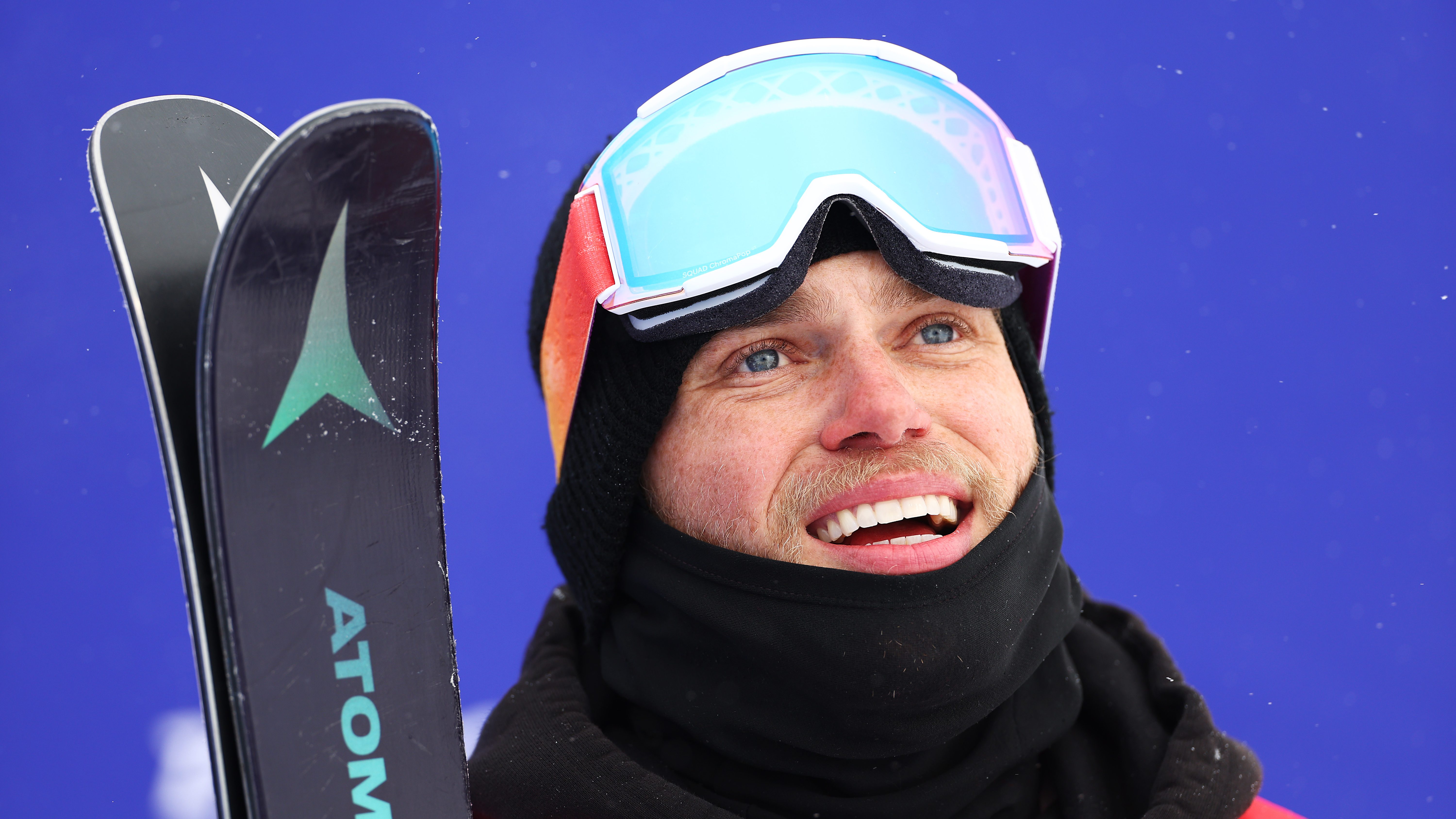 Olympic athlete Gus Kenworthy writes message for ICE in the snow using urine
