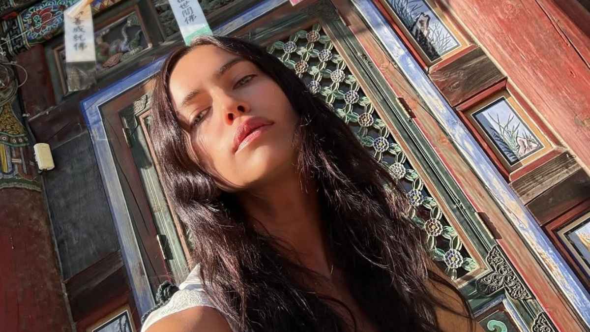 Irina Shayk Rocks Studded Leather Bikini in V Magazine Shoot