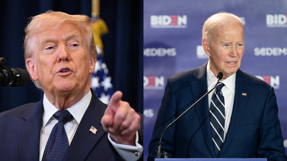 Donald Trump Hits Out at Joe Biden During Kentucky Event