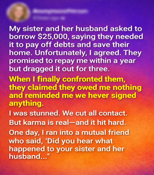 Unforeseen Twist Strikes When She Refuses to Repay Loan