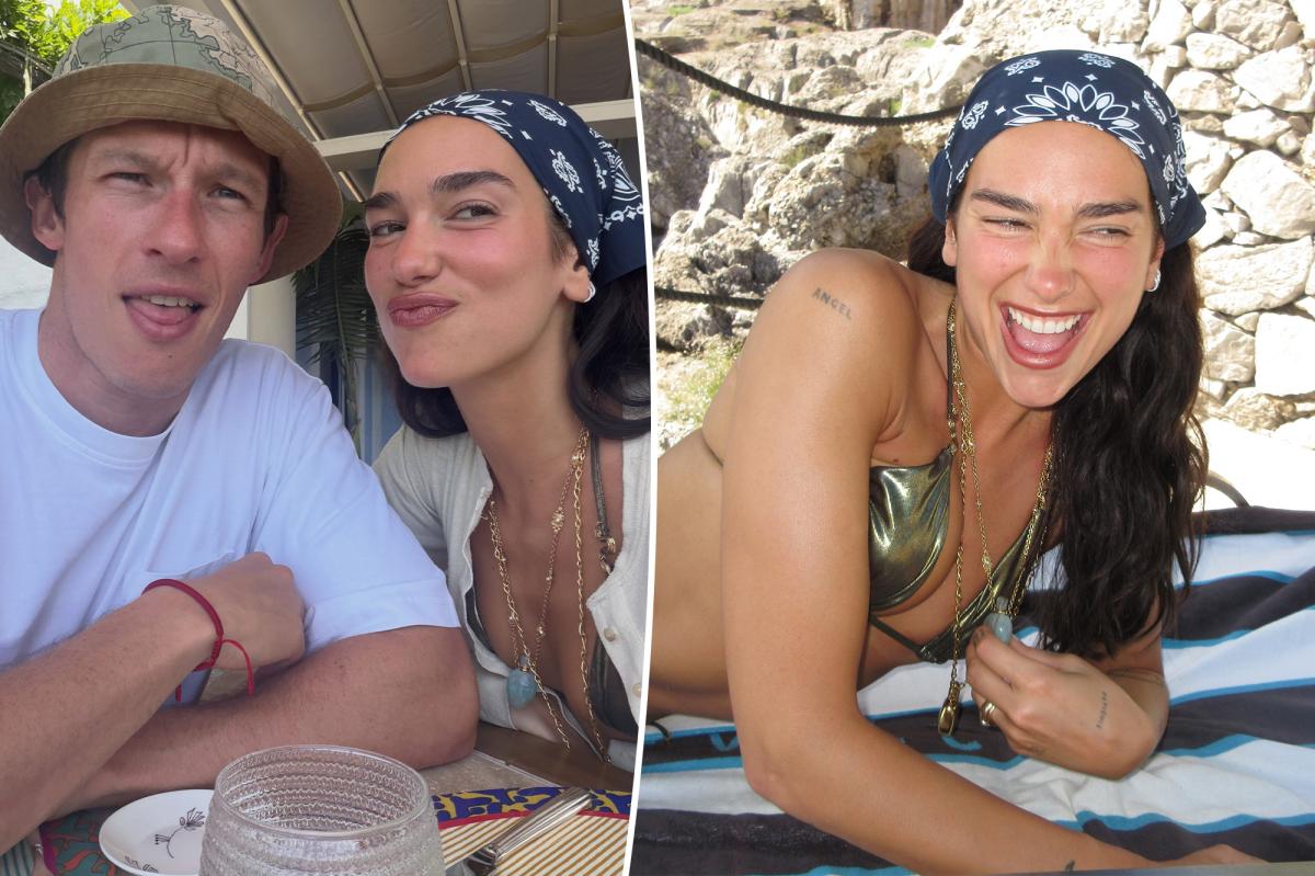 Dua Lipa's Gold Bikini Honeymoon Photos Everyone Is Talking About
