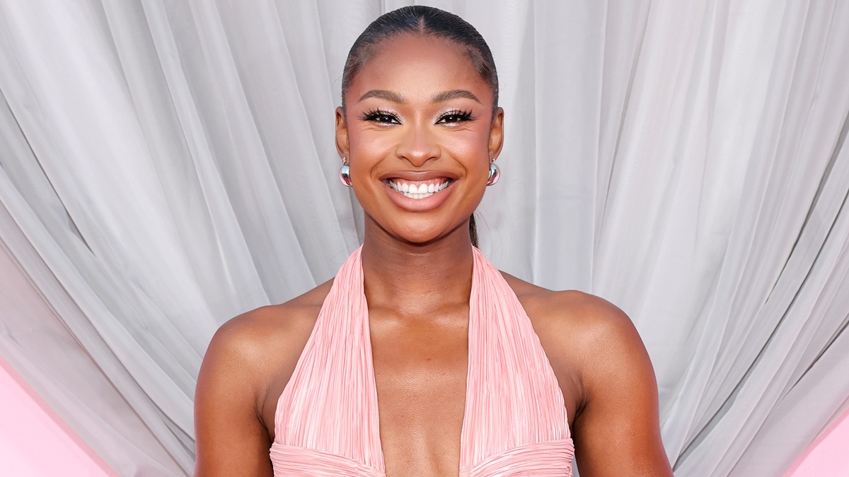 Coco Jones Stuns in Jaw-Dropping Cult Gaia Dress with Low Cutouts