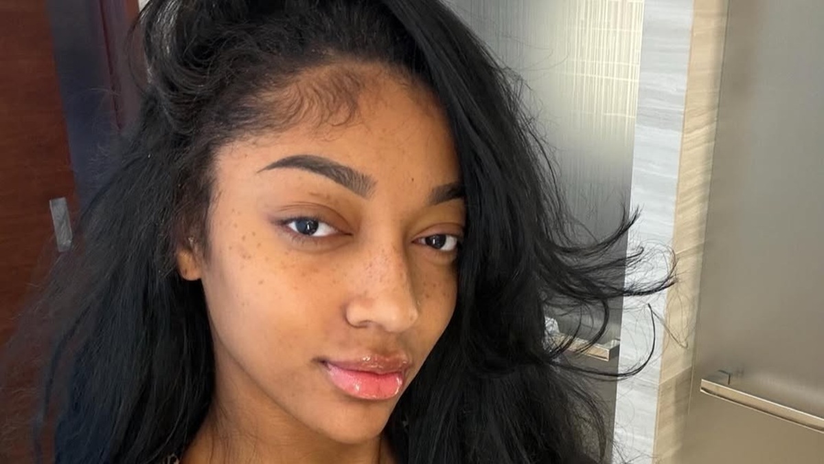 Angel Reese Stuns in Sheer Top and Bikini Bottom for New Campaign