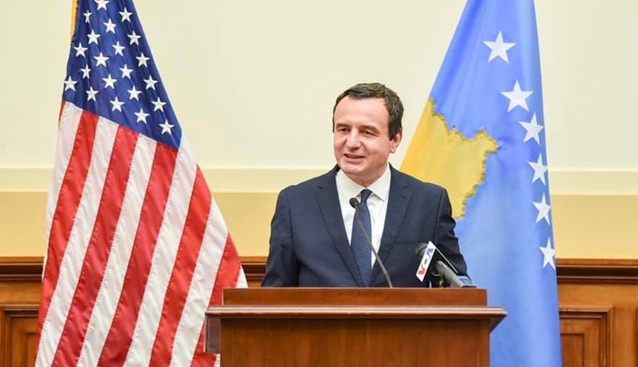 Albin Kurti Highlights Historic U.S. Support for Kosovo's Independence