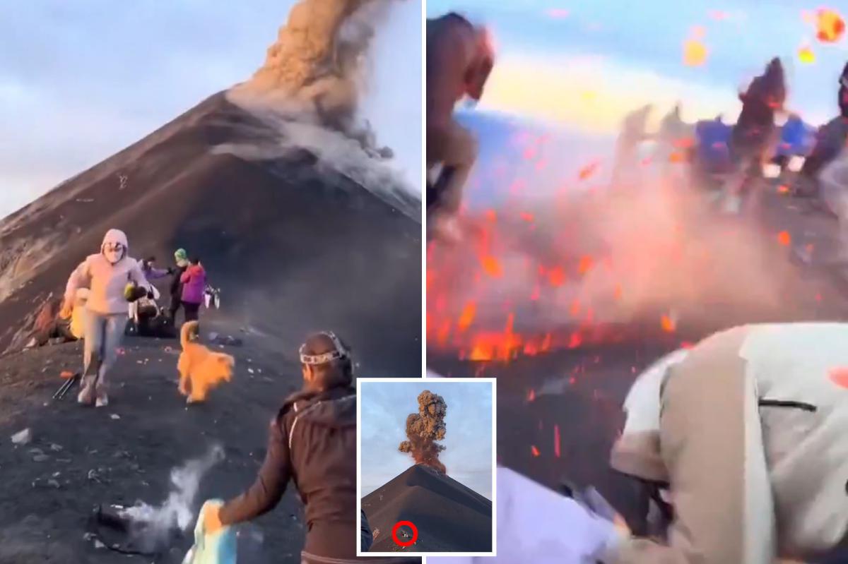 Guatemala Volcano Eruption Sends Tourists Running for Their Lives