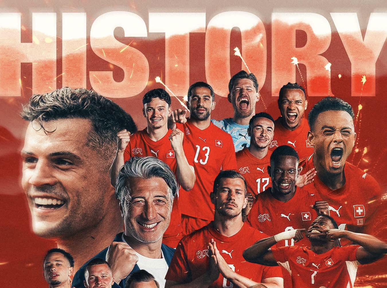 Granit Xhaka Leads Switzerland to World Cup Quarterfinals After 72 Years