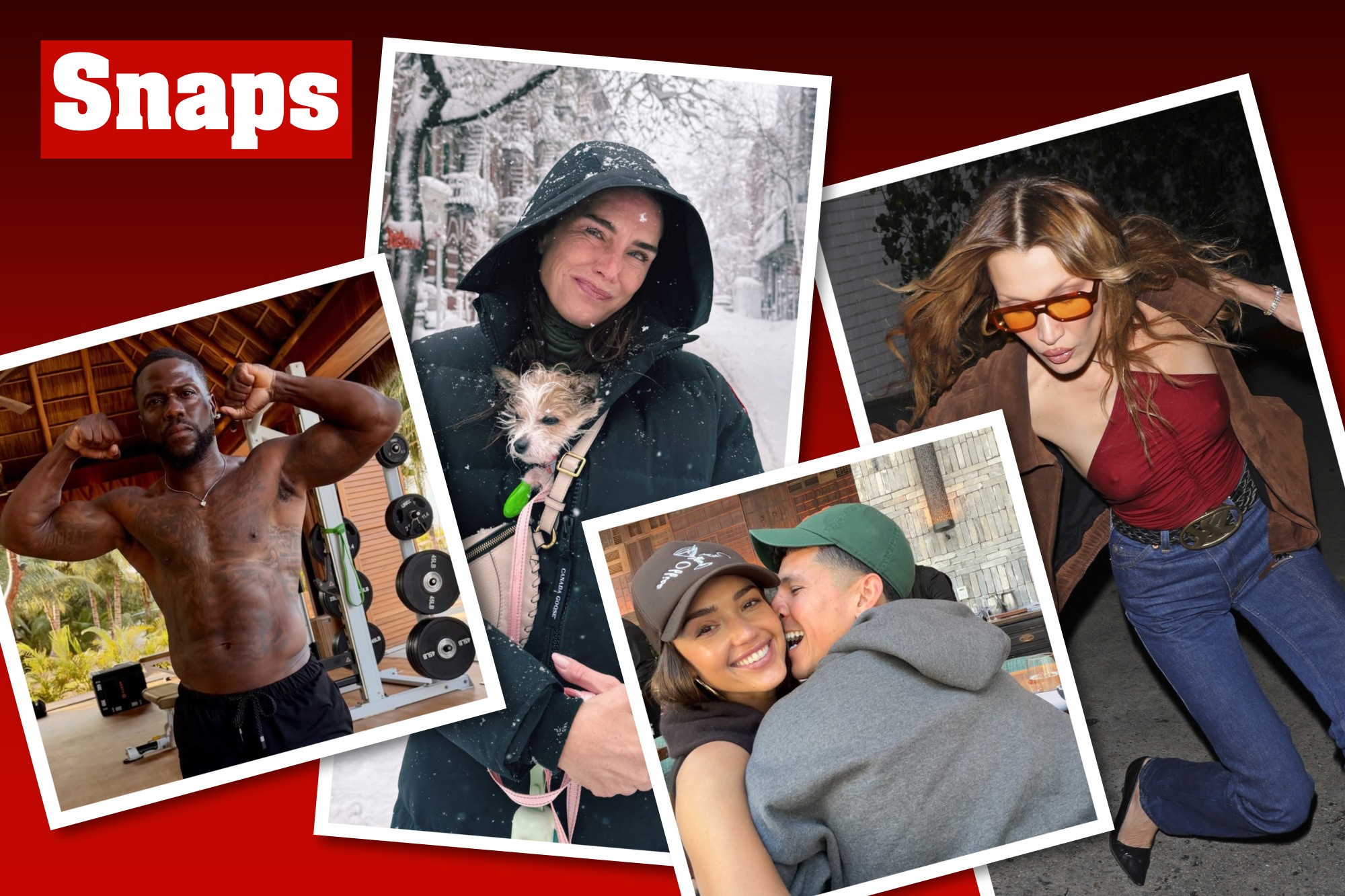 Jessica Alba, Kevin Hart, and Brooke Shields Sparking Buzz in This Week's Star Snaps
