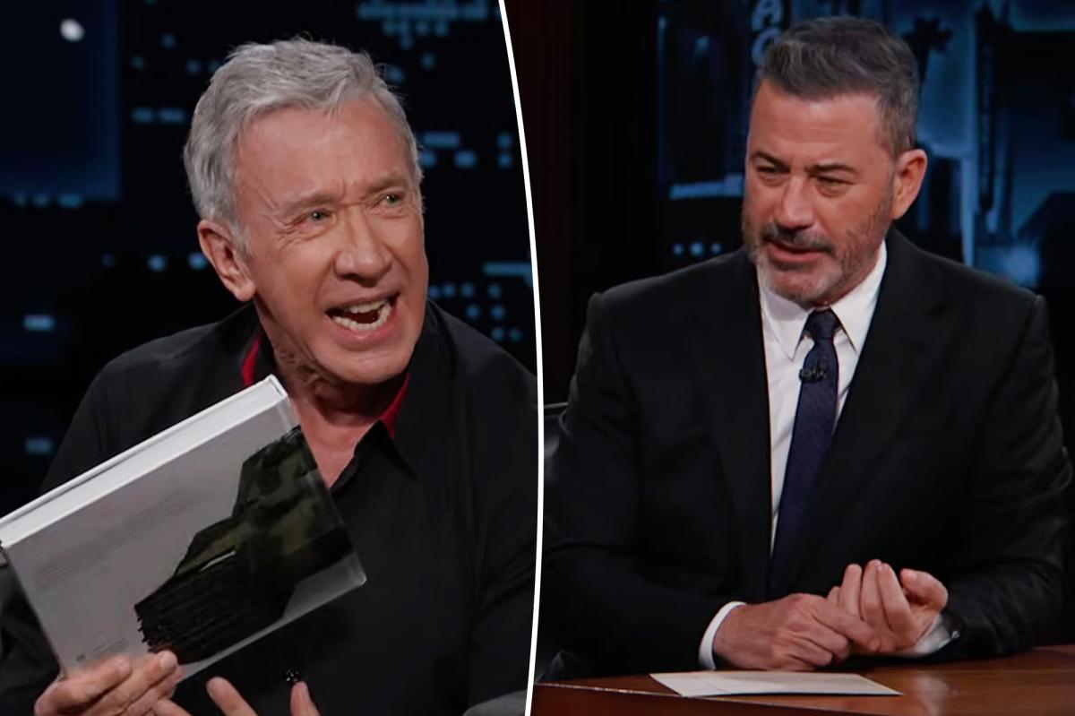 Tim Allen's Birthday Gift From Jimmy Kimmel Sparks Uncomfortable Moment