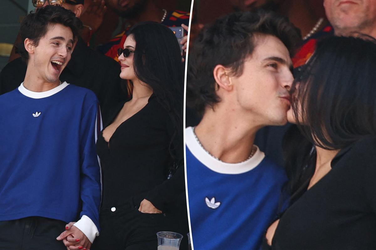 Kylie Jenner and Timothée Chalamet's PDA Moment Steals the Show at World Cup Final