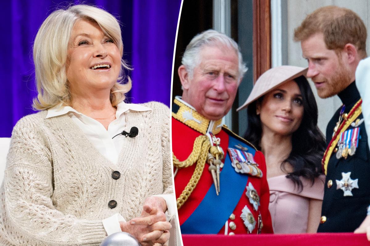 Martha Stewart Claims Meghan Markle's Gossip About King Charles Stunned Guests