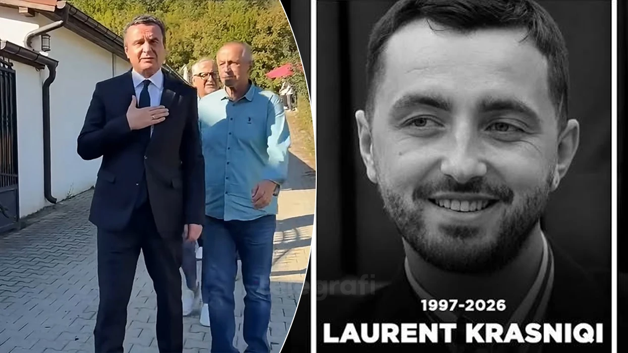 Albin Kurti's Emotional Visit After Laurent Krasniqi's Tragic Loss