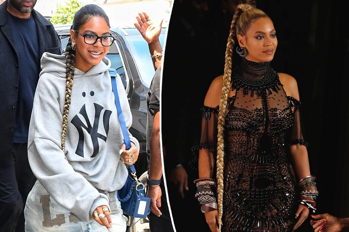 Blue Ivy Channels Beyoncé with Iconic Hairstyle at NYC Event