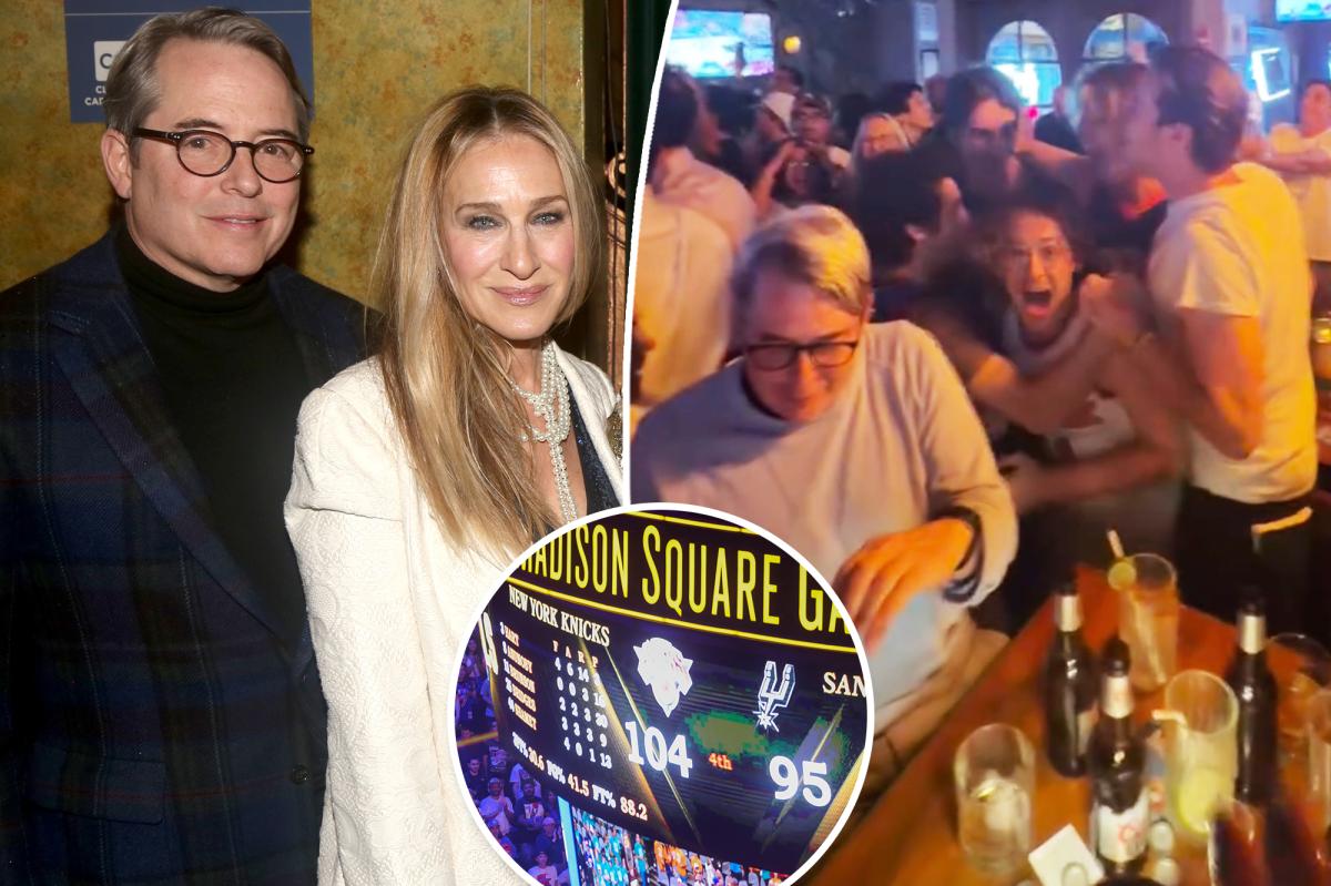 Sarah Jessica Parker's Wild Night: Knicks Win Leaves NYC Bar in Chaos