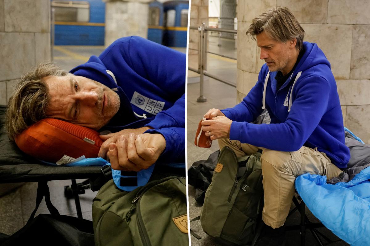 Nikolaj Coster-Waldau Takes Shelter in Kyiv Metro During Russian Air Raid Threat