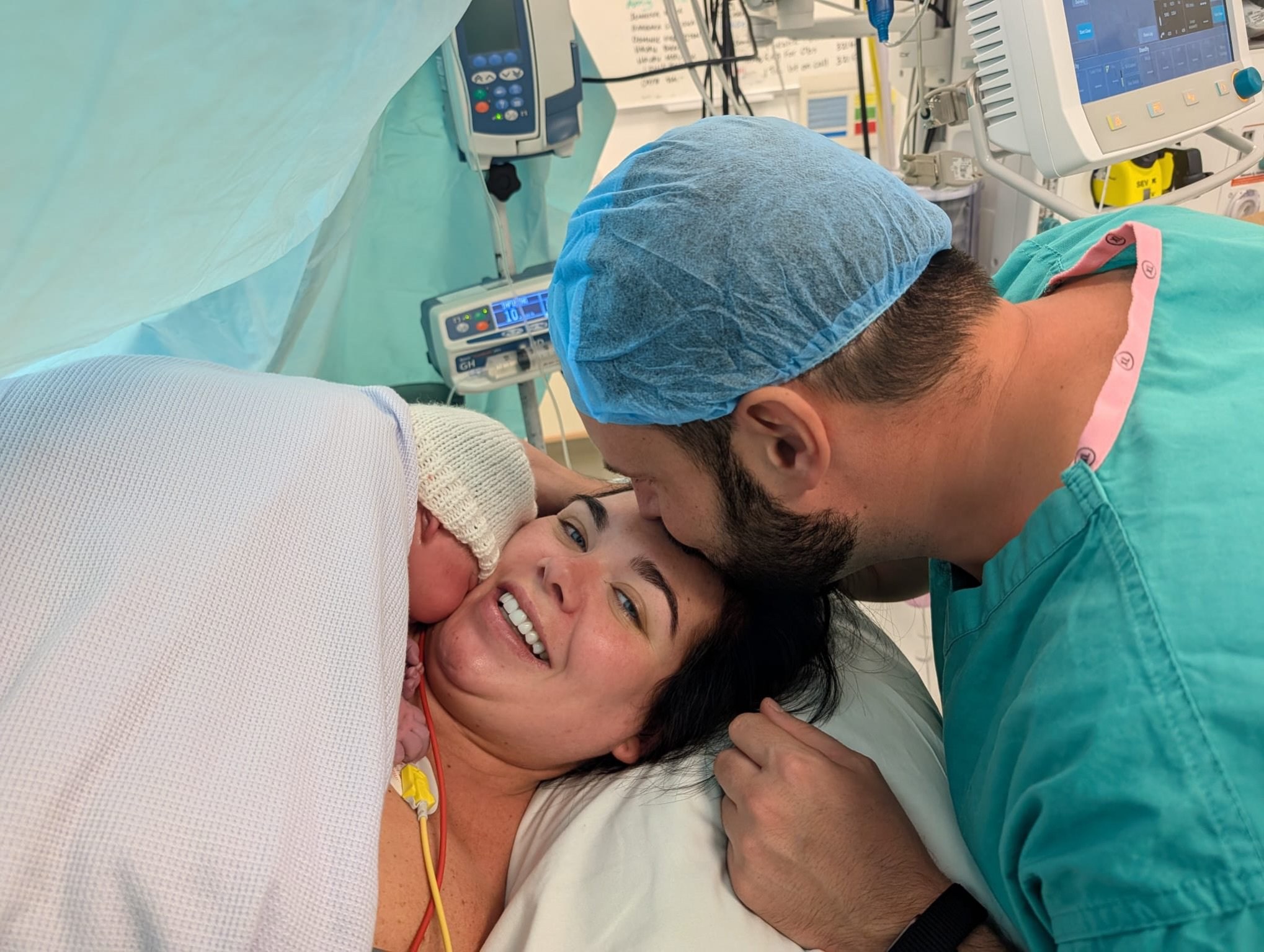 Scarlett Moffatt welcomes son Clark early after birth ‘did not go to plan’