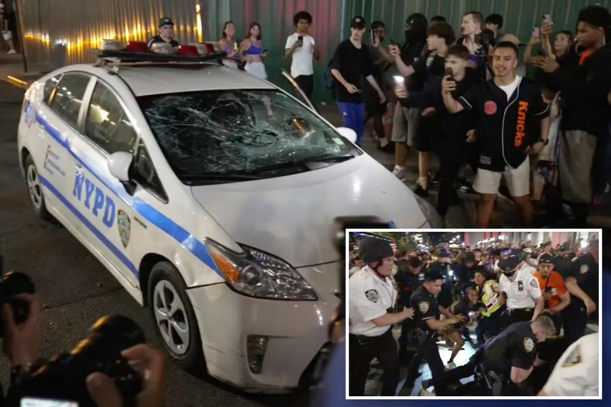 Knicks Celebration Turns Chaotic: Fans Clash with Police