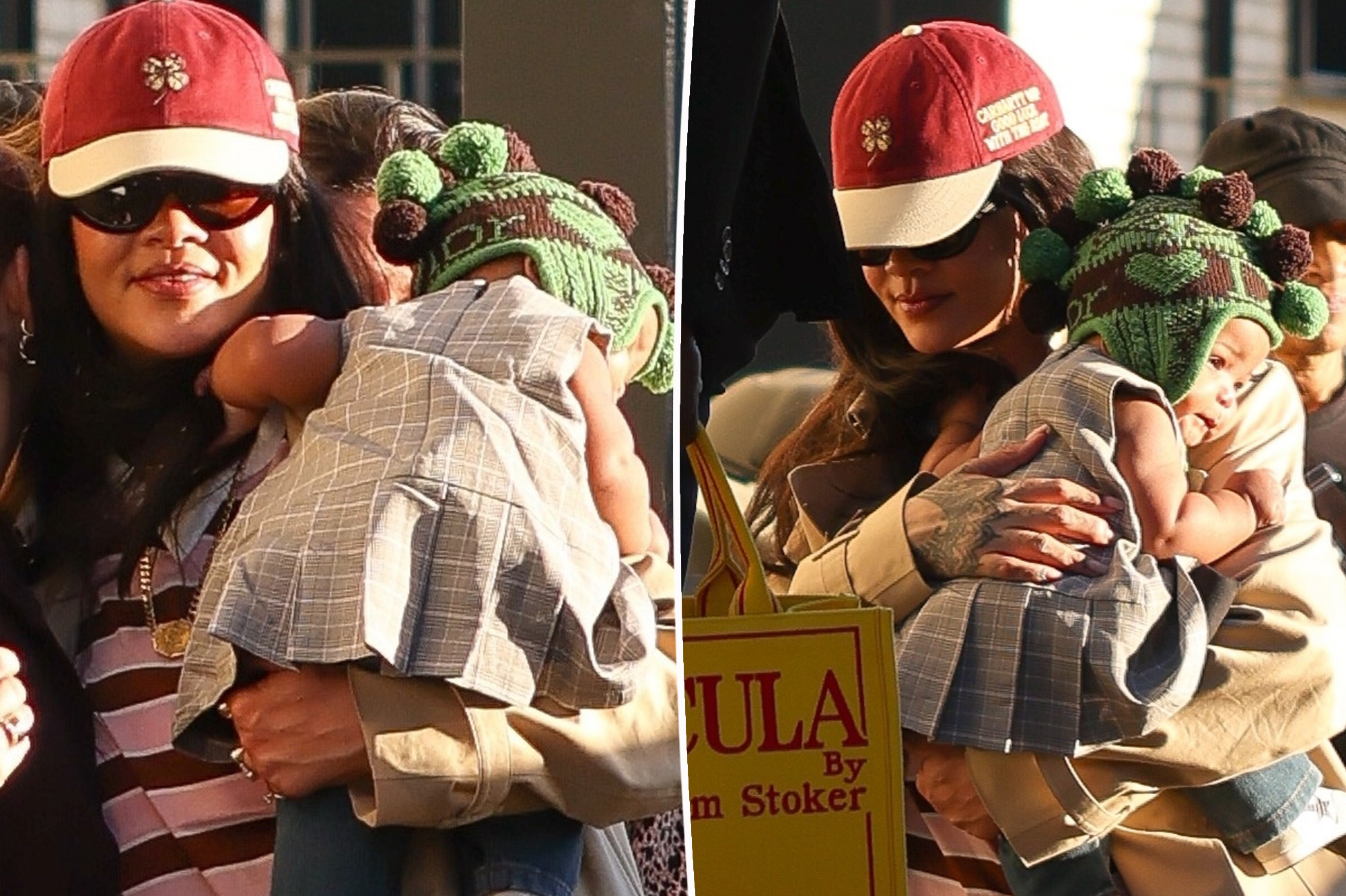 Rihanna's Baby Makes Adorable First Public Appearance in Vintage Dior!