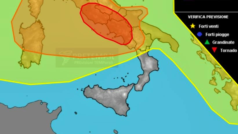 Zwei Wasserhosen treffen Marsala – Unwetterwarnungen in 14 Regionen