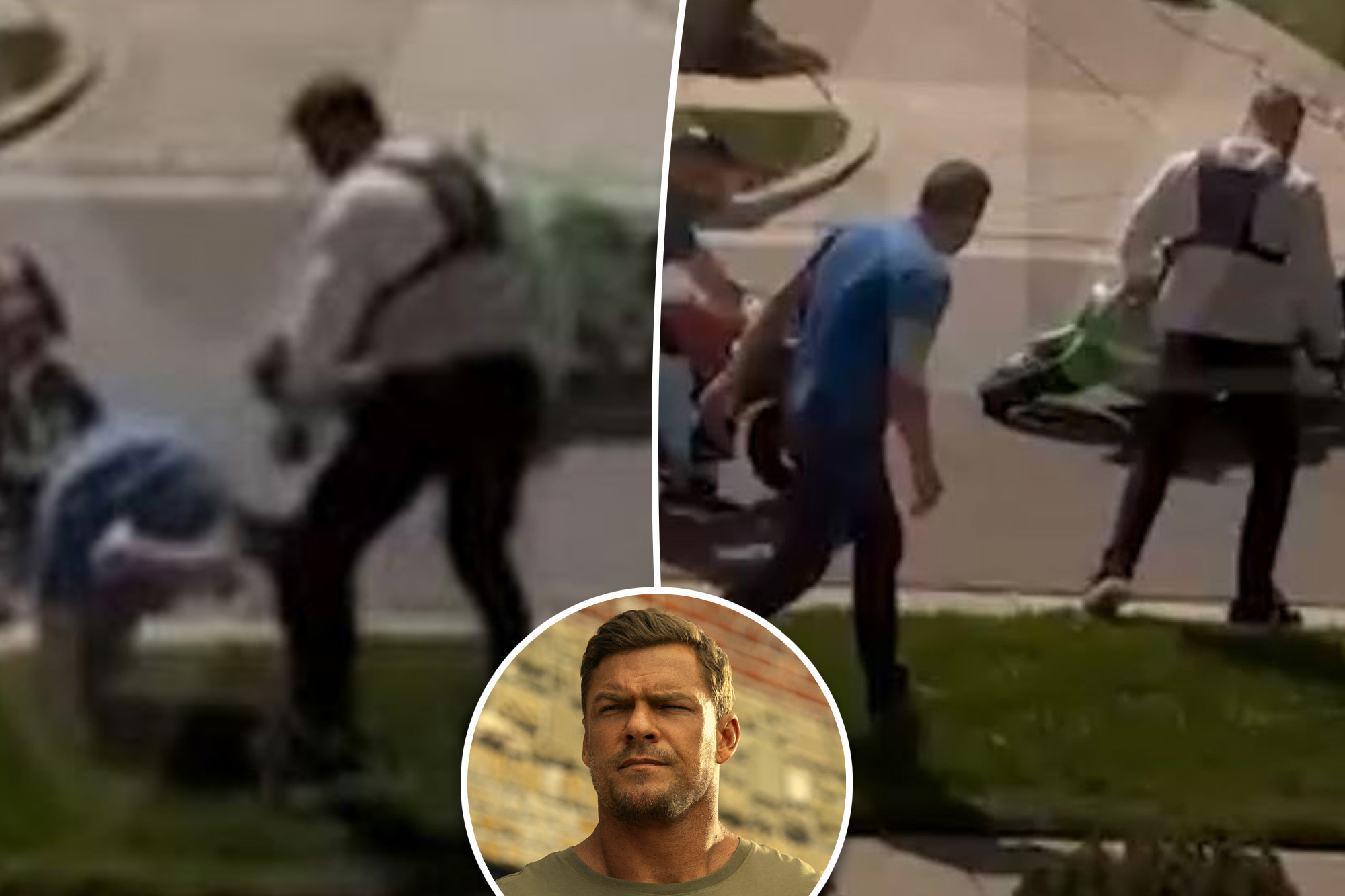 Alan Ritchson Caught in Scuffle with Neighbor as Kids Witness Drama