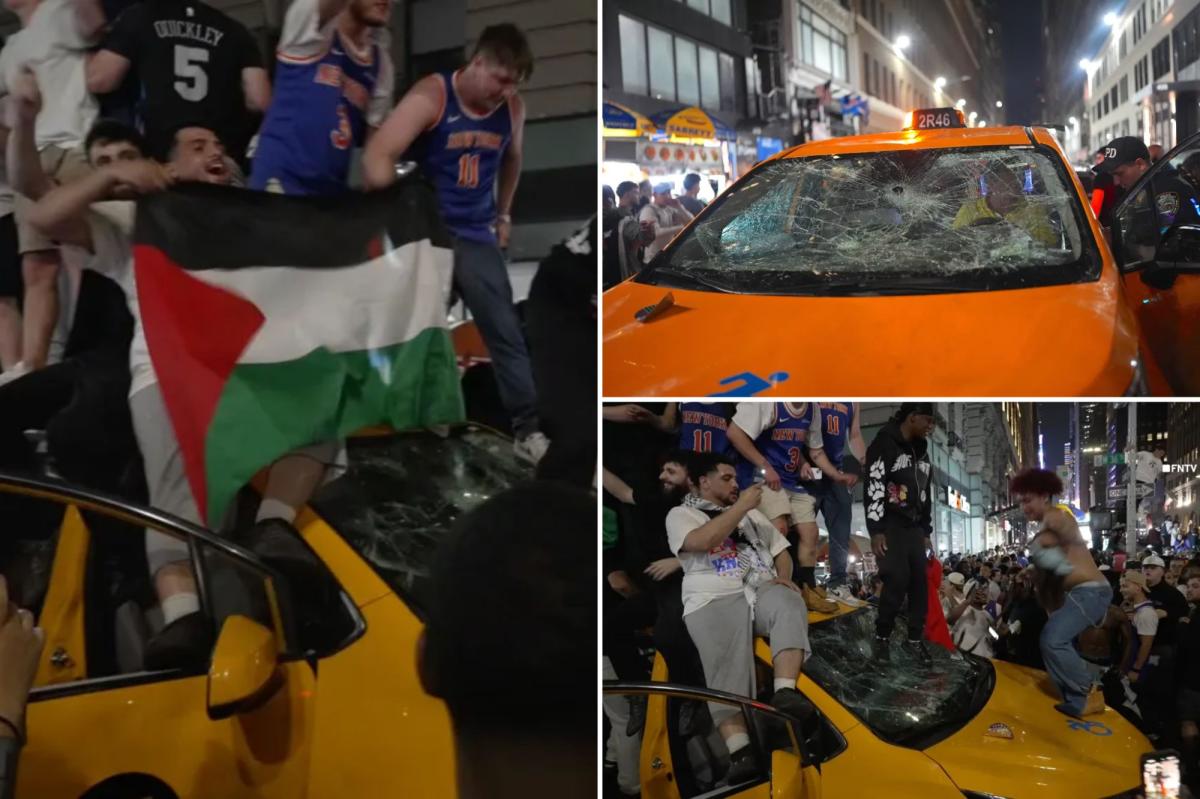 Mayhem Erupts: Knicks Fans' Wild Celebration Turns Violent