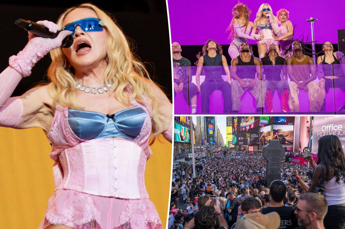 Madonna's Unbelievable Times Square Surprise Leaves Fans Stunned