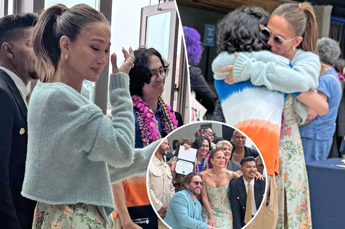 Jennifer Lopez's Emotional Moment at Son Max's Graduation