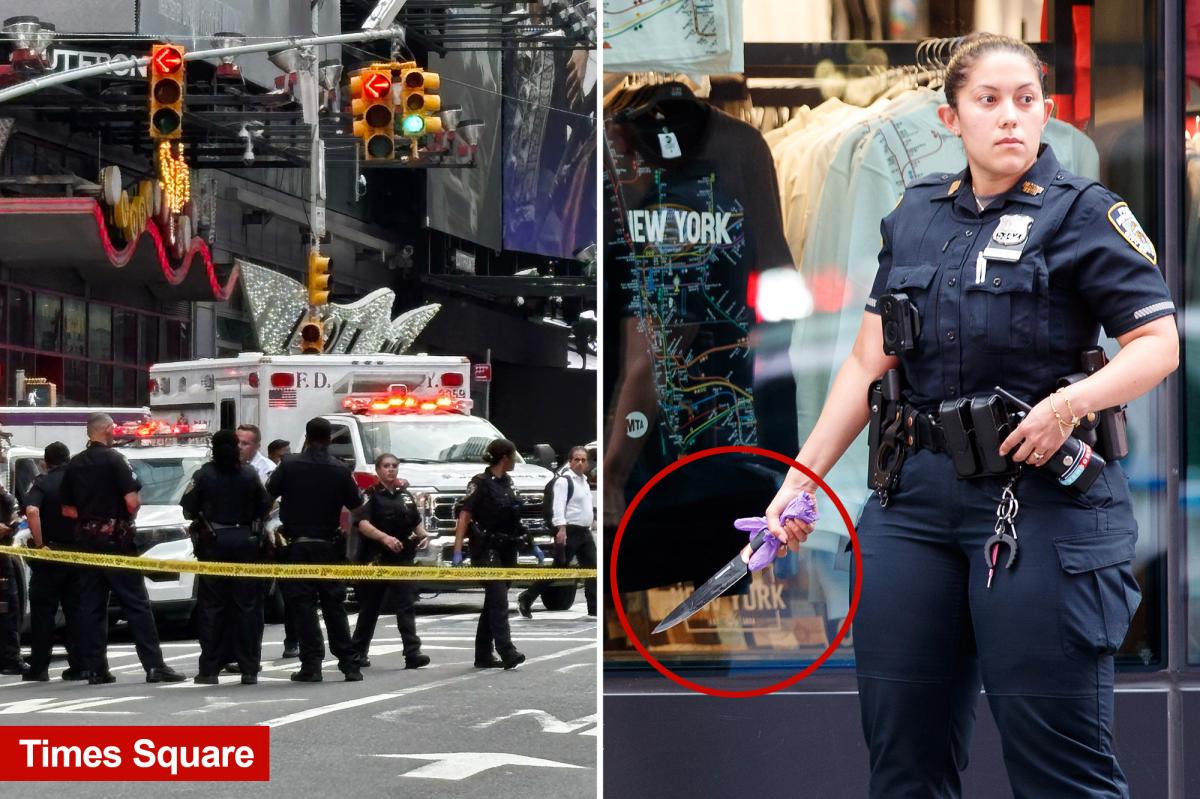 Chaos in Times Square: Knife-Wielding Woman Shot by NYPD