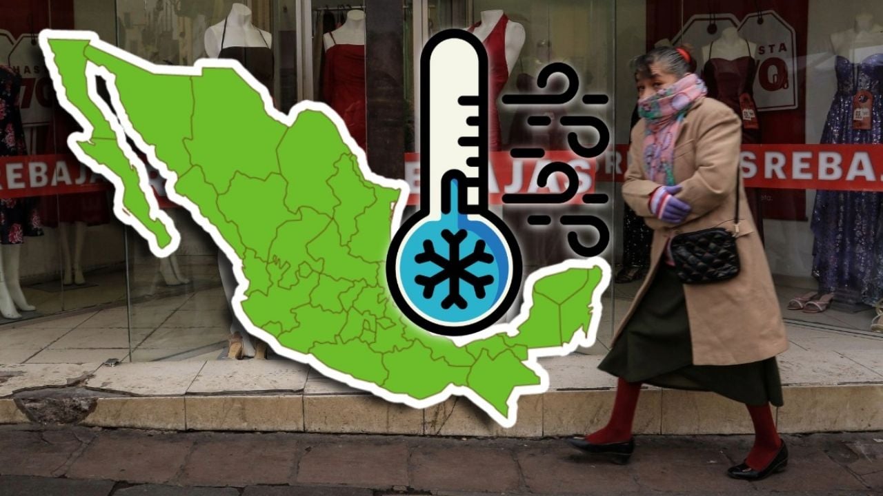 El frío extremo sorprende a 5 estados de México este lunes
