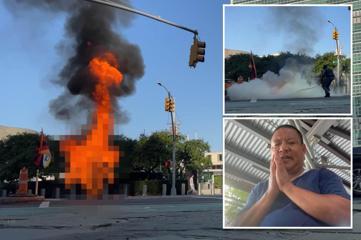 Tragic Protest: Tibetan Man's Final Act Outside UN Captures Global Attention