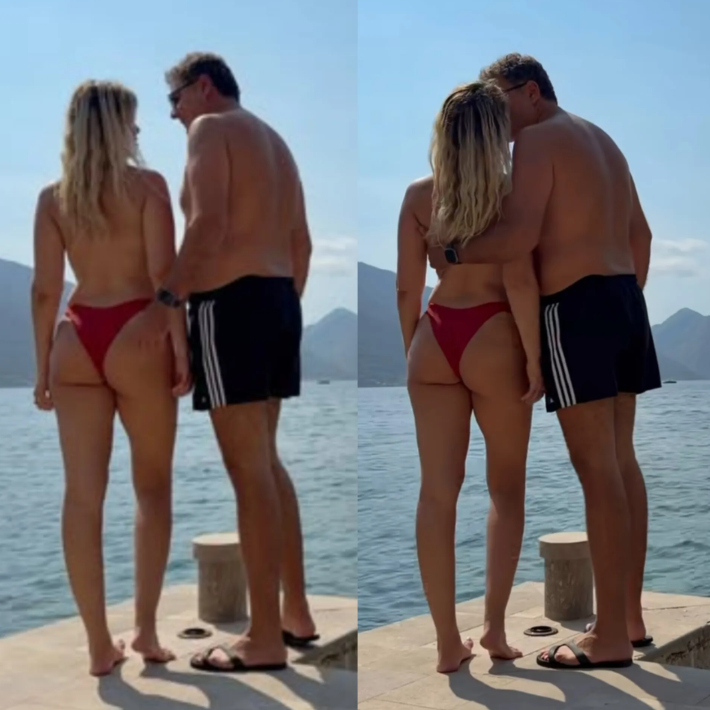 Rezarta Shkurta's Holiday Video with Ermal Hoxha Sparks Social Media Buzz