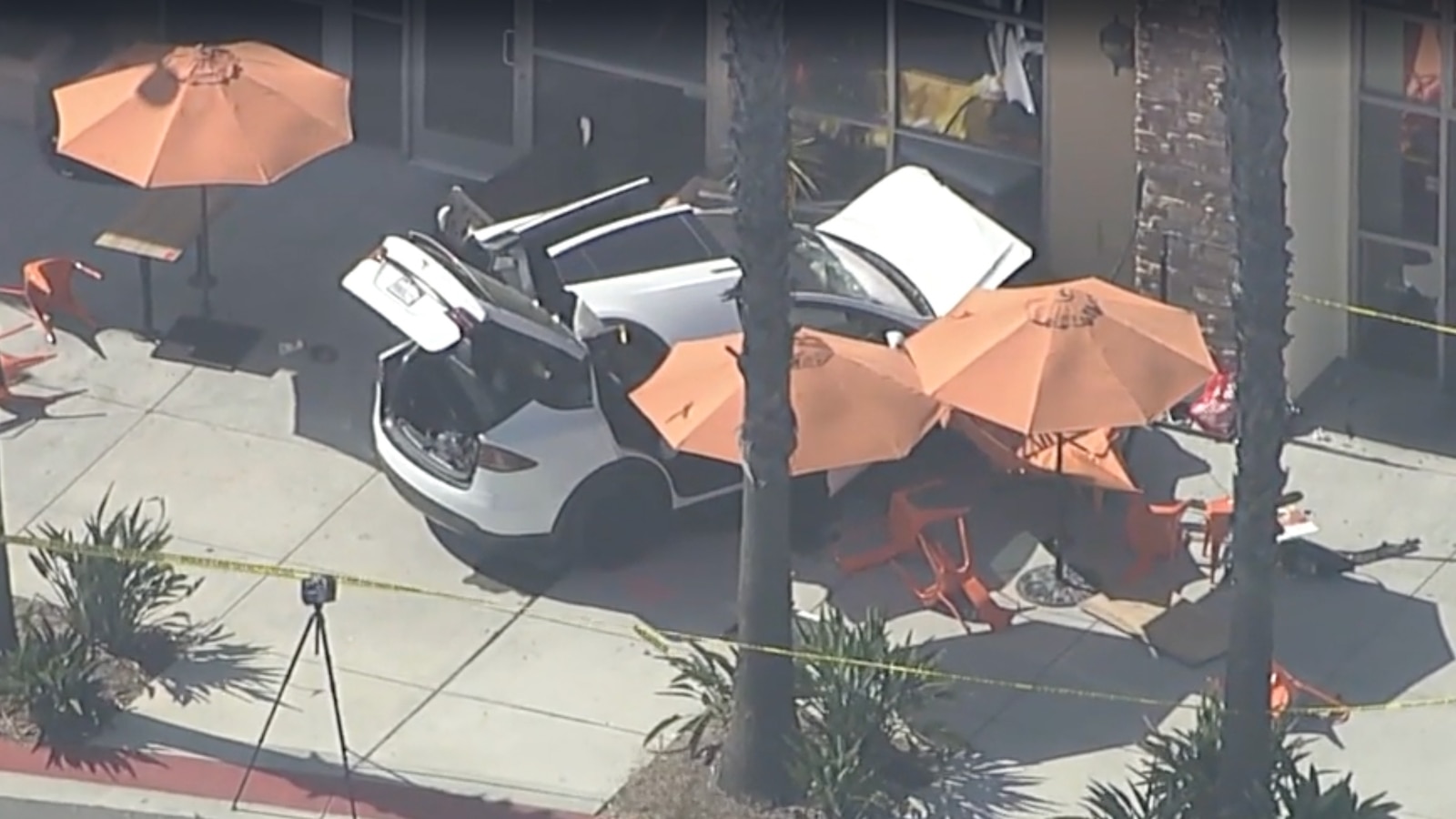 Simi Valley Shocked After Tesla Crashes Into Cafe, Leaving Tragic Aftermath