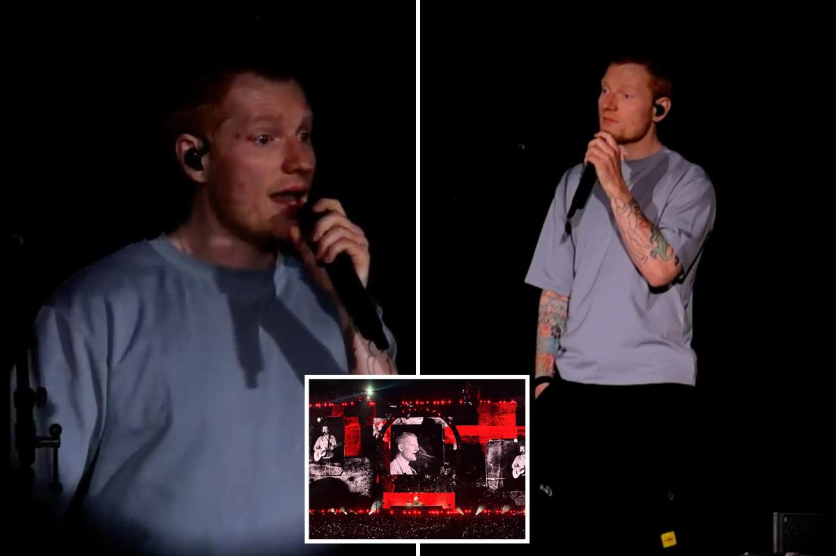 Ed Sheeran's Tearful Speech on Gaza Sparks Controversy at Philly Concert