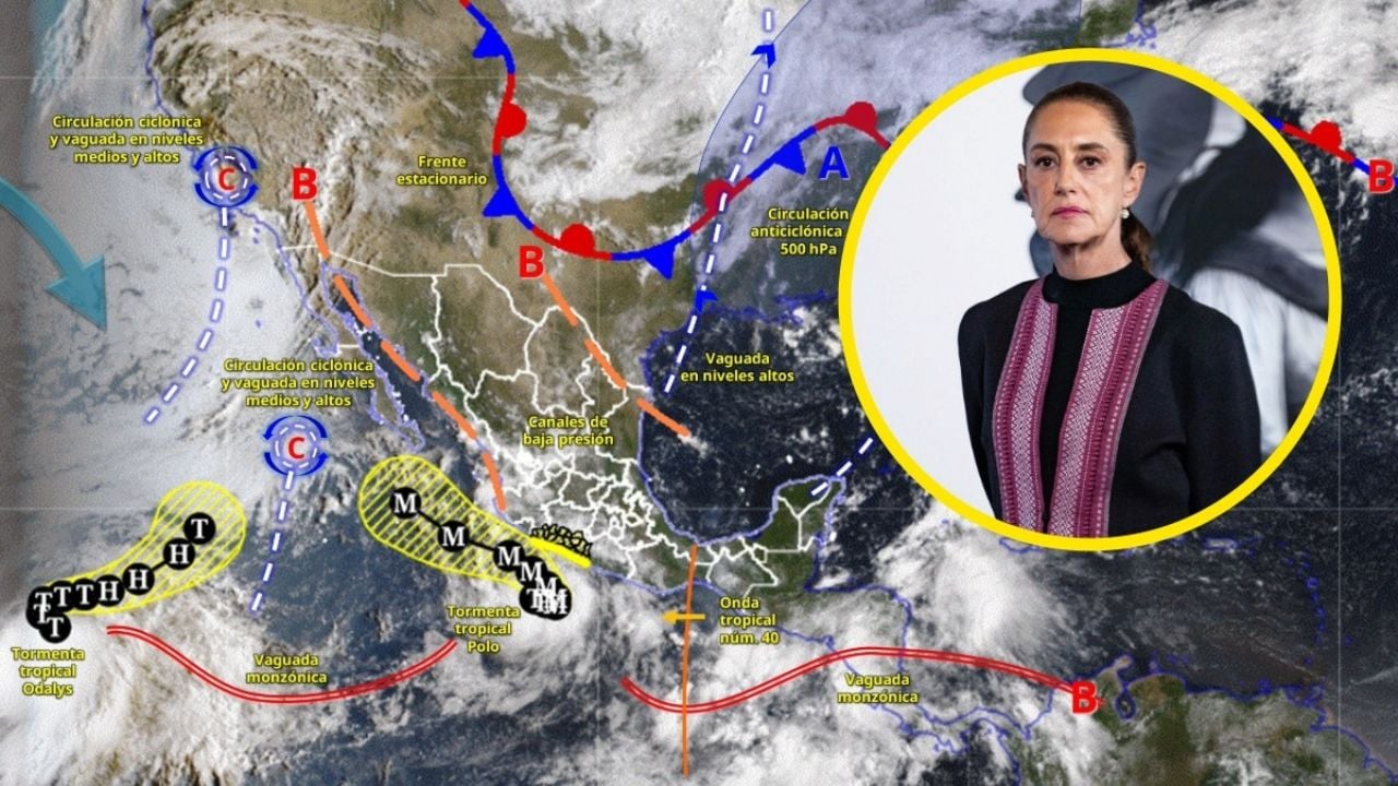 Huracán Polo enciende alarmas: alerta por lluvias intensas en tres estados