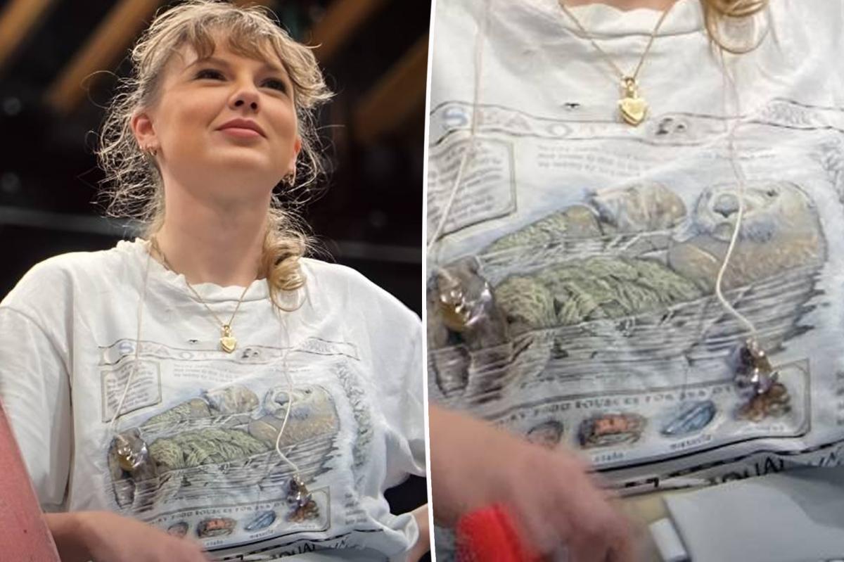 Taylor Swift's Otter Shirt Comeback Sparks Excitement Among Fans