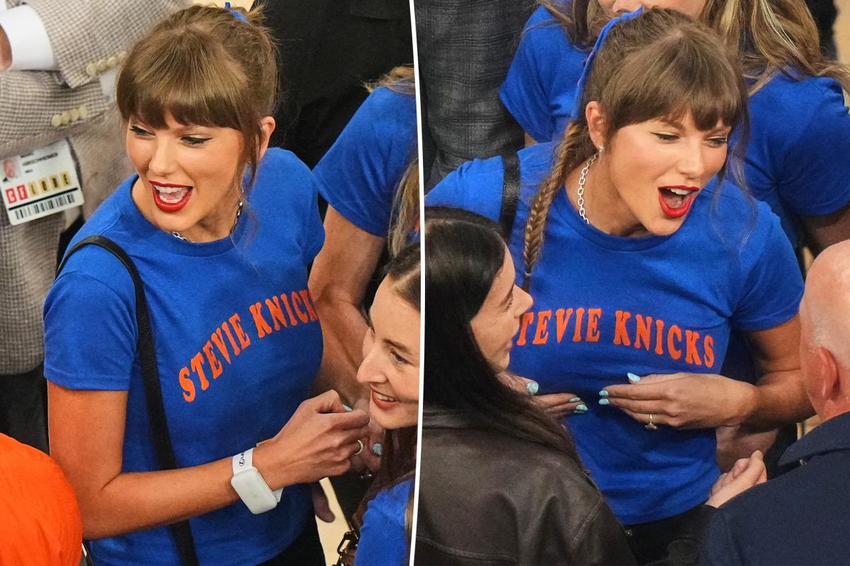 Taylor Swift's Game Night Outfit Sparks Buzz—What's the Story Behind Her 'Stevie Knicks' Tee?