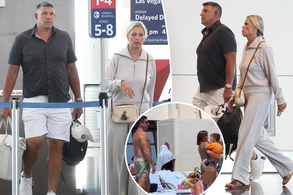 Mike Vrabel and Wife Jen's Utah Airport Appearance Sparks Buzz