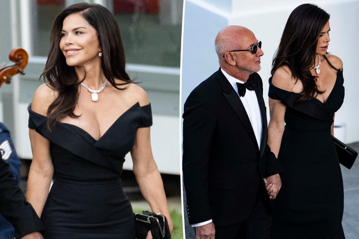 Lauren Sánchez Bezos' Daring Gown at State Dinner Sparks Online Debate