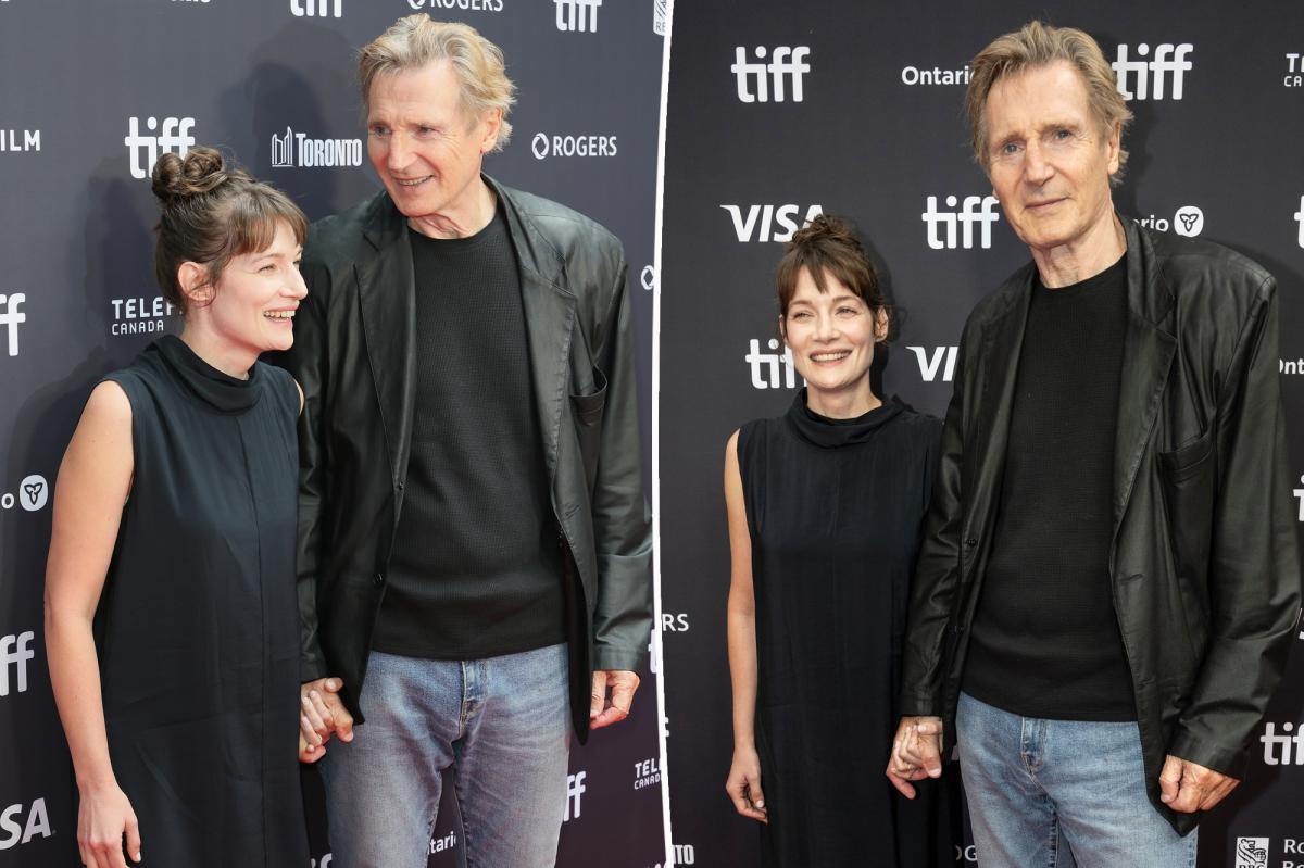 Liam Neeson and Stella Stocker Spark Buzz with Red Carpet Hand-Holding