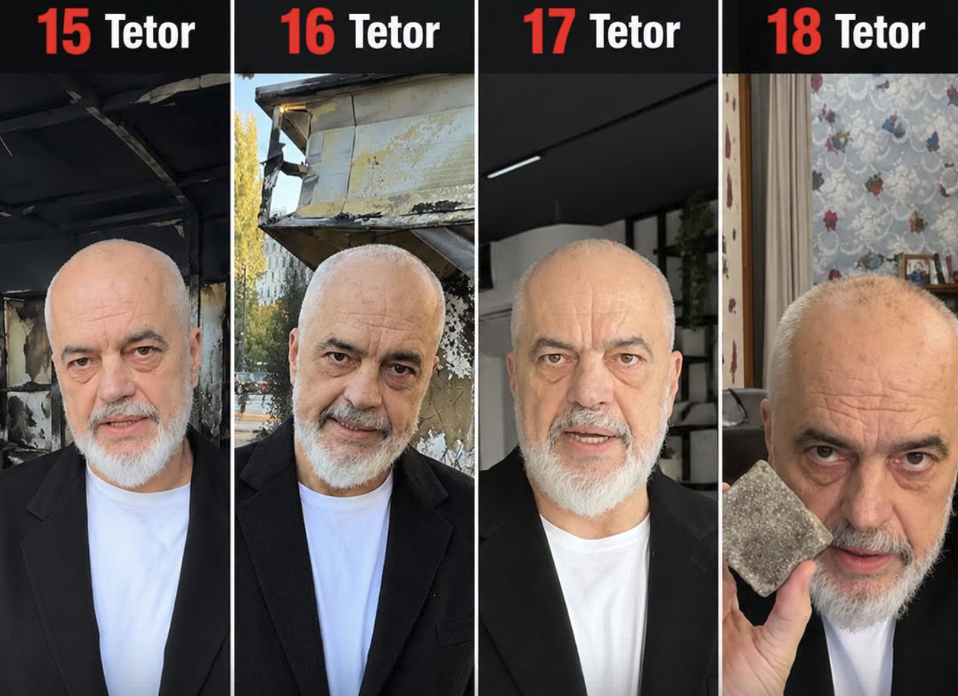 Edi Rama's Consistent Outfit Sparks Irony Amid Protests