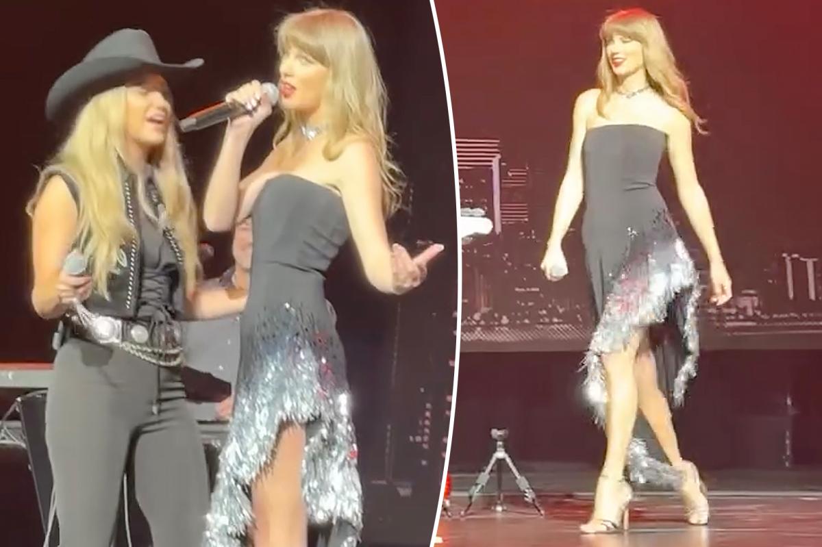 Taylor Swift Steals the Show with Engagement Ring Flash at Surprise Performance