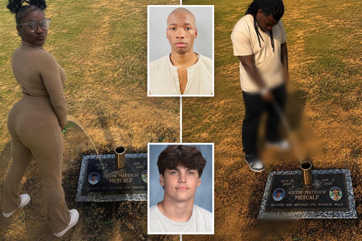 Shocking Photos Surface: Internet Trolls Desecrate Austin Metcalf’s Grave