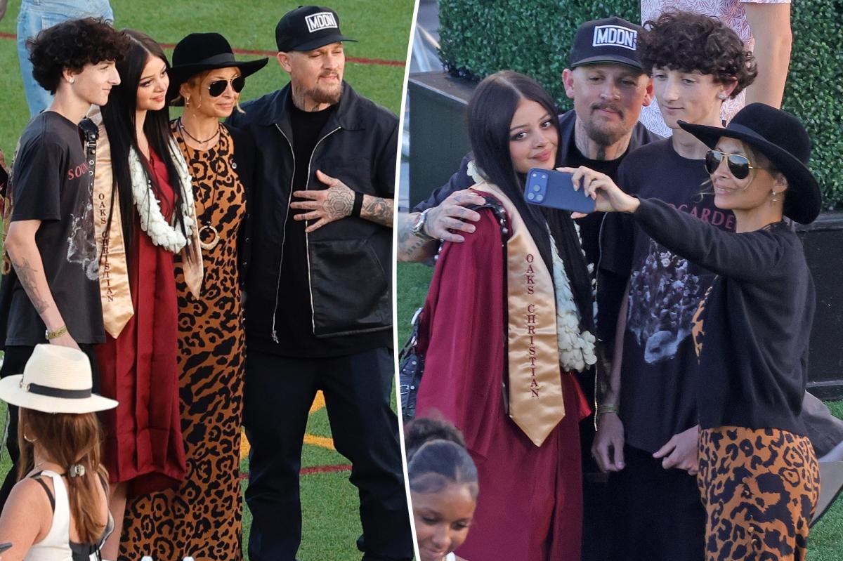 Nicole Richie and Benji Madden's Rare Family Moment at Daughter Kate's Graduation