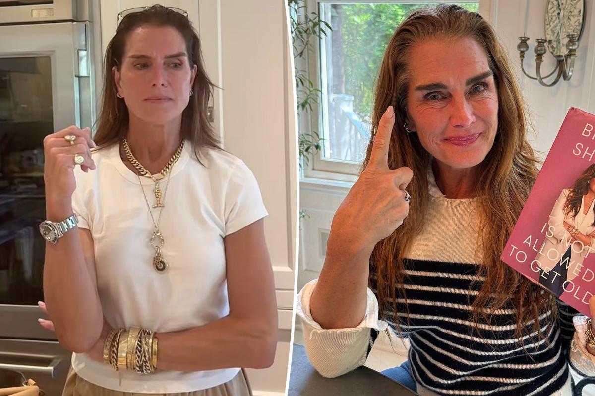 Brooke Shields' Hilarious Response to Gray Hair Critics Goes Viral