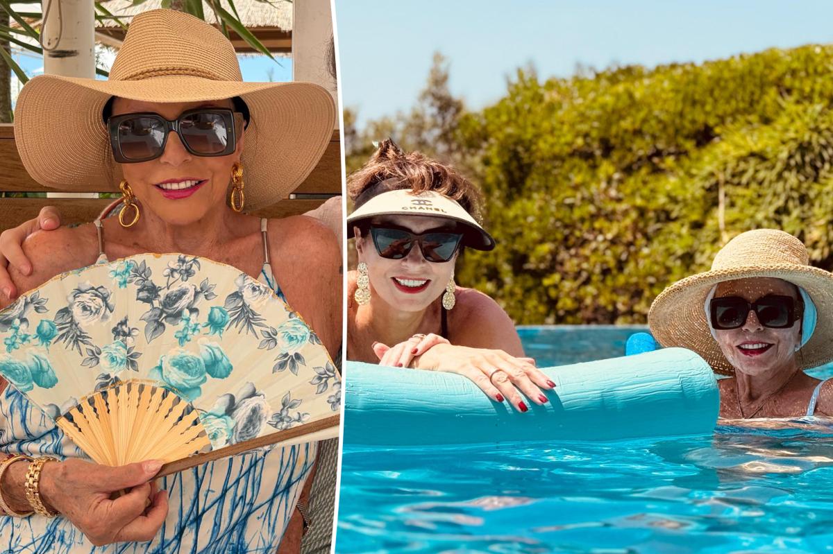 Joan Collins Stuns with Timeless Glamour in St. Tropez