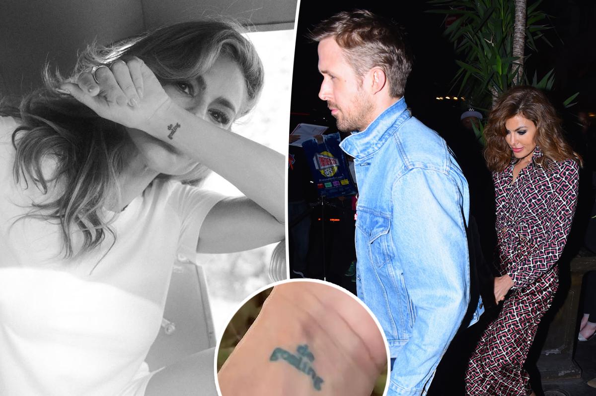 Eva Mendes' Tattoo Sparks Marriage Speculation with Ryan Gosling