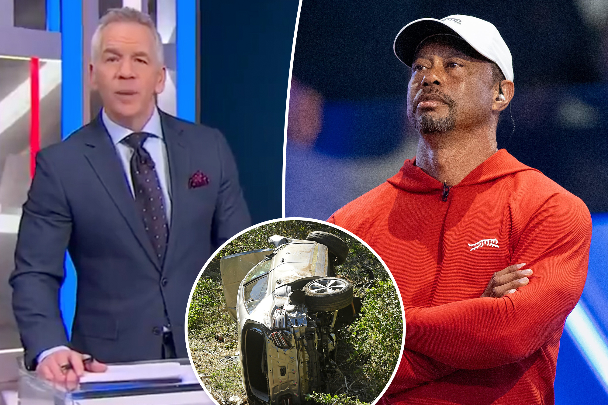 NBC Host's Awkward Apology for Airing Wrong Tiger Woods Crash Clip